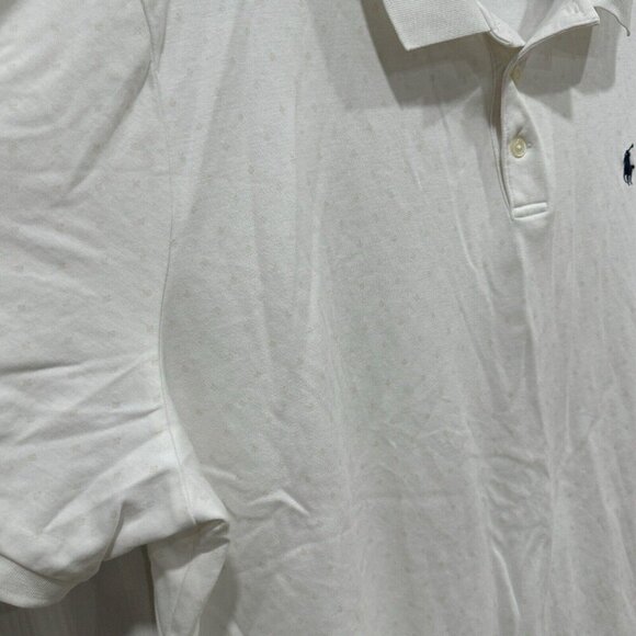 Polo Ralph Lauren Polo Shirt Classic Fit Design Mens 2XL Whit - Picture 6 of 6